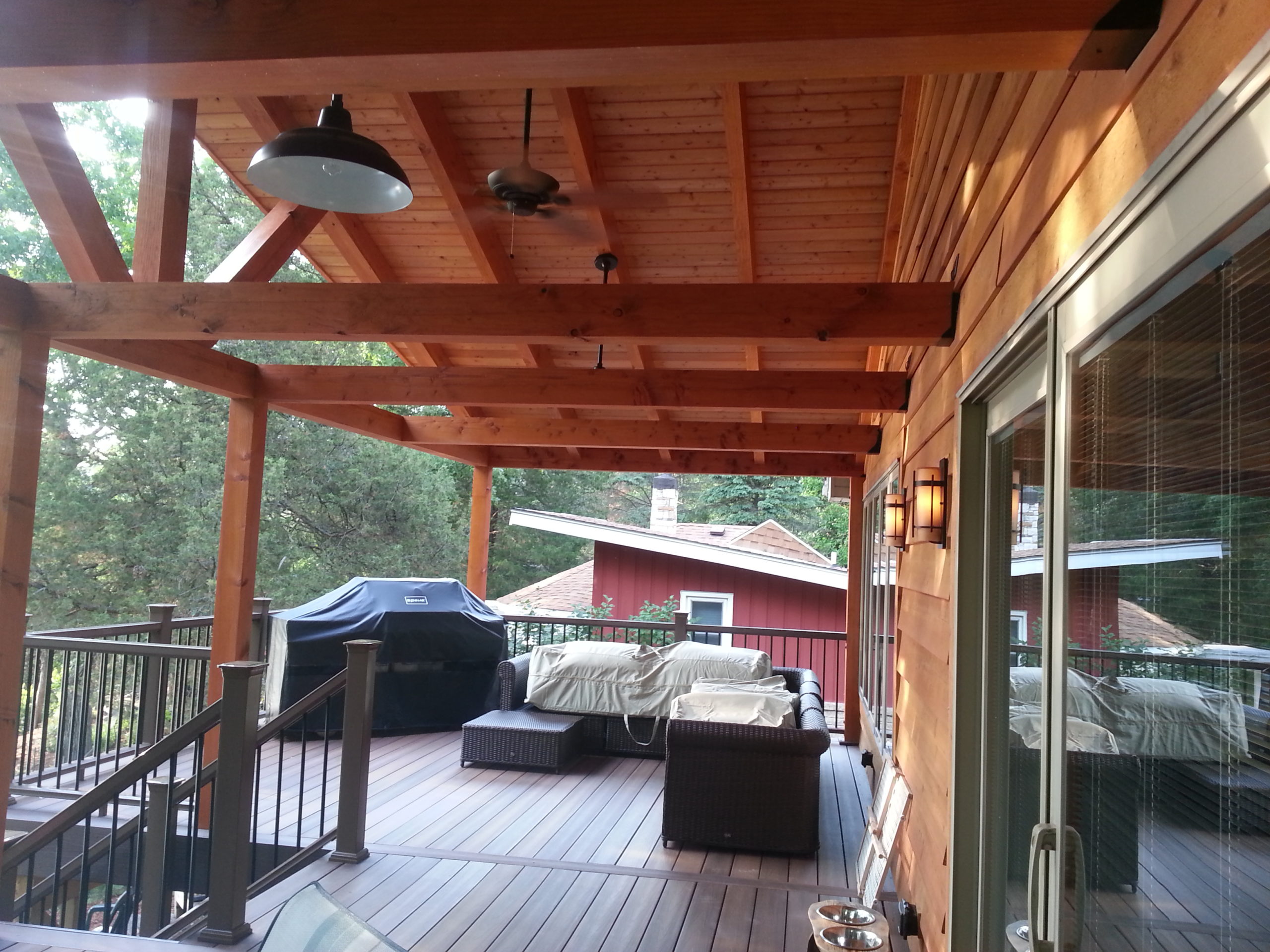 Custom Deck w/ Canopy Roof