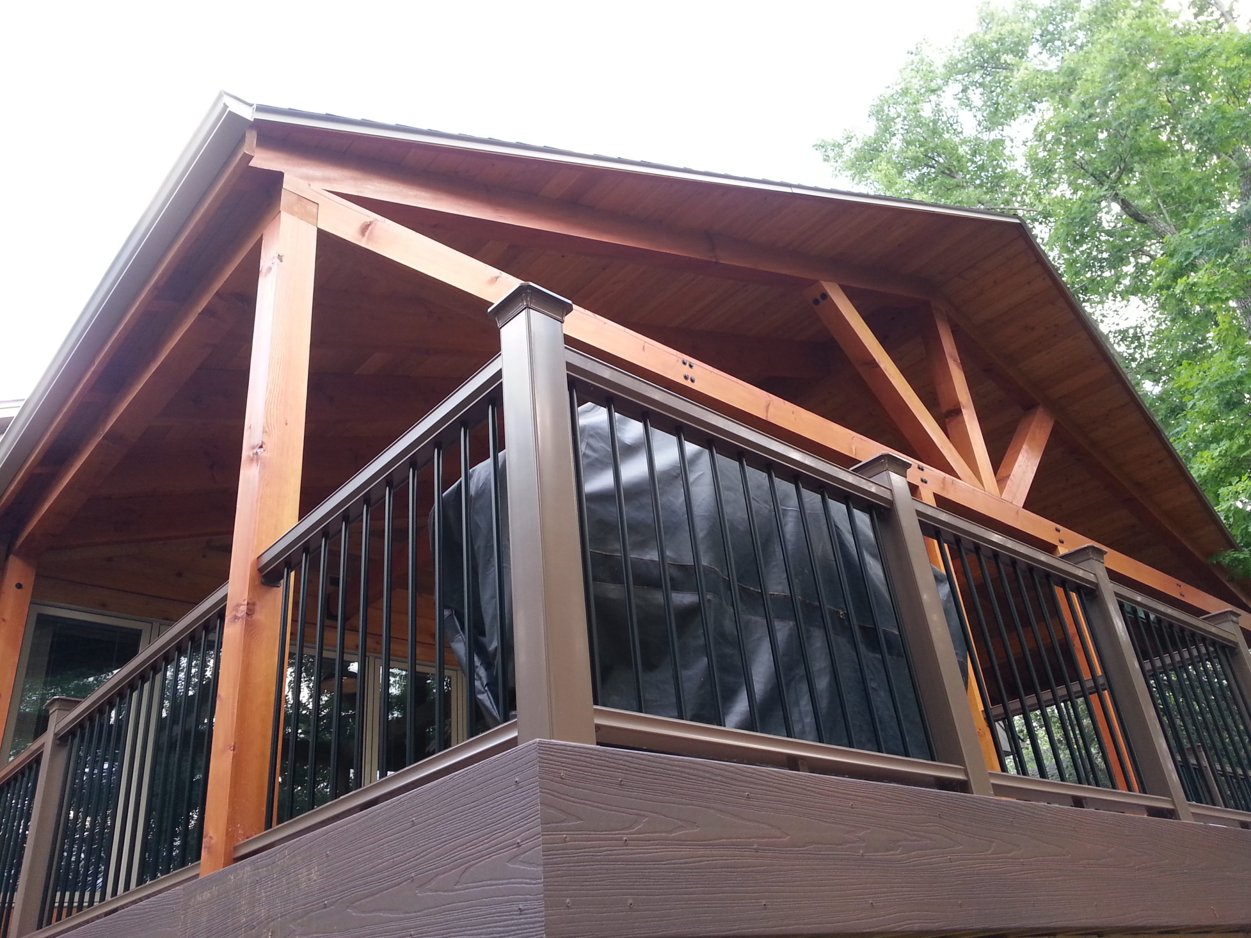 Custom Deck w/ Canopy Roof