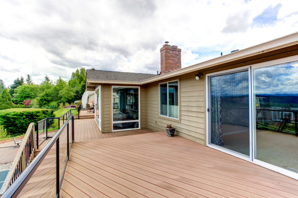 home deck with ramp, Milwaukee, Madison, Deck Builders
