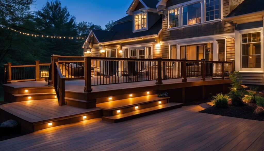 Transform Your Deck with WI's Premier Trex Deck Lighting Deck Perfection