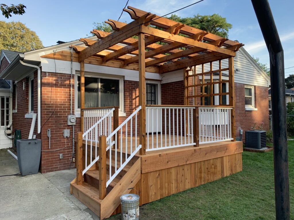 Custom Cedar Deck w/ Pergola