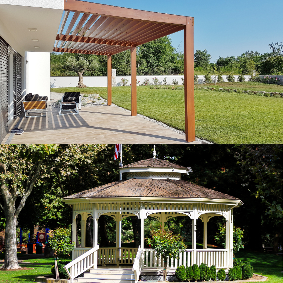 Choosing Your Garden’s Centerpiece: Pergola vs Gazebo