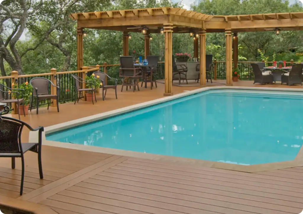 Custom Pool Deck Installation