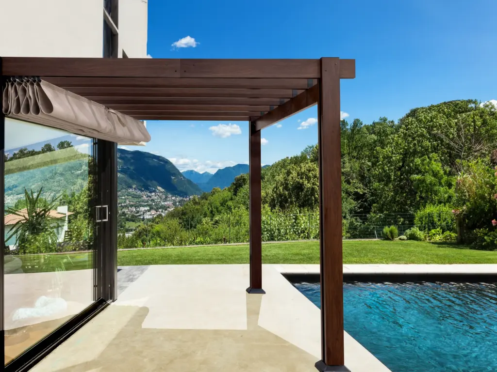 Attached Pergola